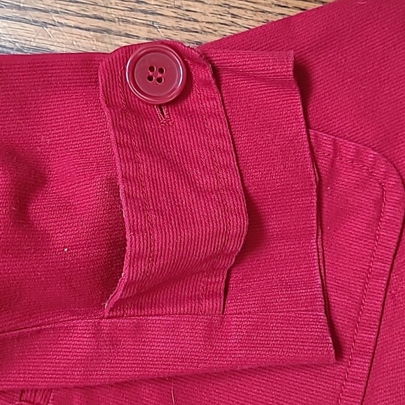 Bandolino Corduroy Trench Coat with Button Accents Size M - Picture 4 of 7